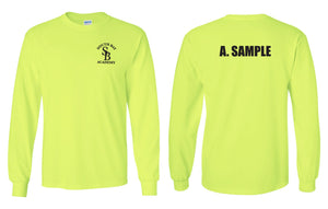 Police Academy Long Sleeve T-Shirt "Neon Yellow" (MPC Only)