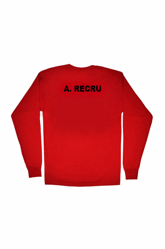 Fire Academy Recruit Long Sleeve T-Shirt Red