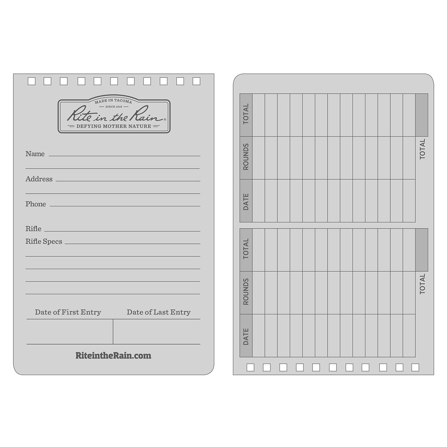 DOPE Logbook 4" x 6"