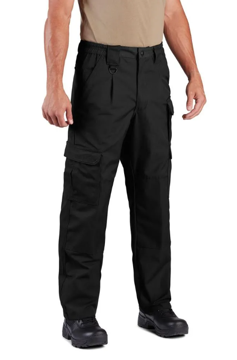 Black Men's Canvas Tactical Pant