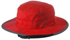 Academy Logo Bush Hat Red