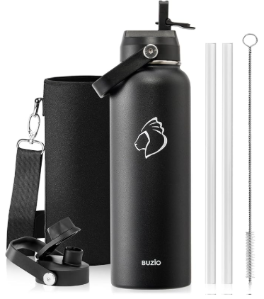 BUZIO 40oz Insulated Water Bottle