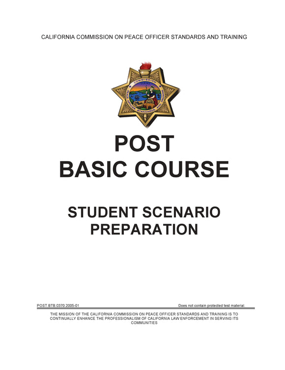 Student Scenario Preparation Manual