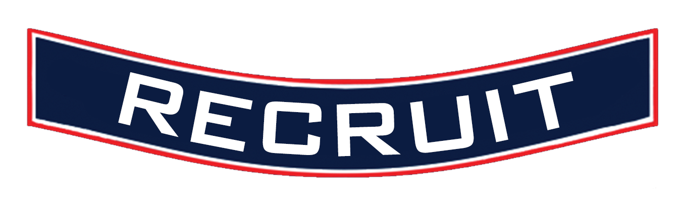 Fire Academy Recruit Rocker Patch (Pair)