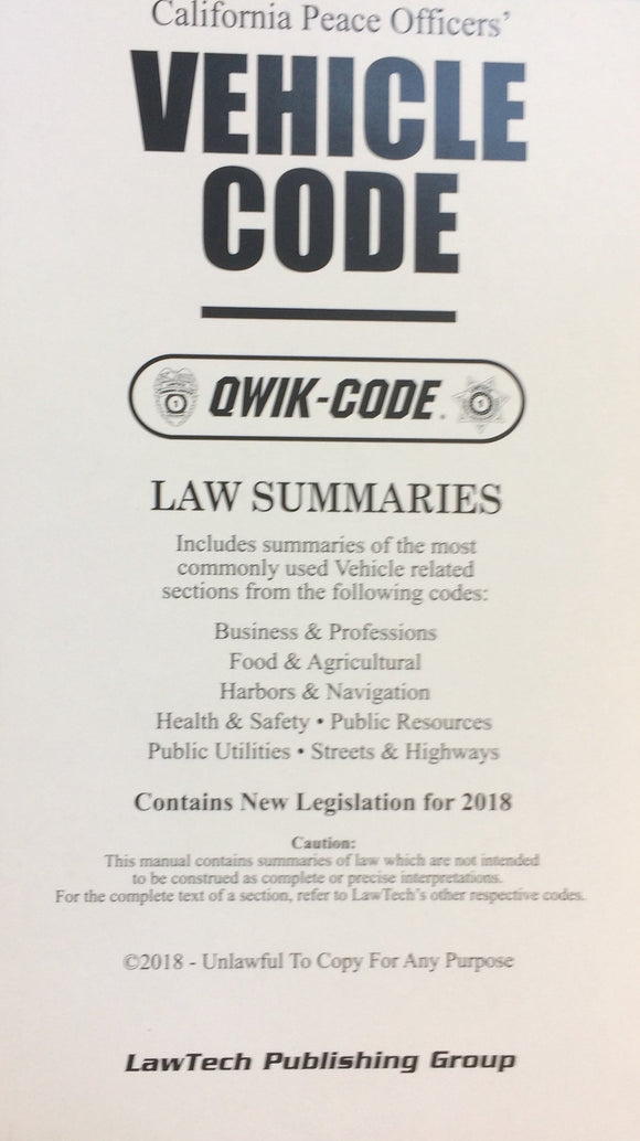 2023 Vehicle Qwik Code