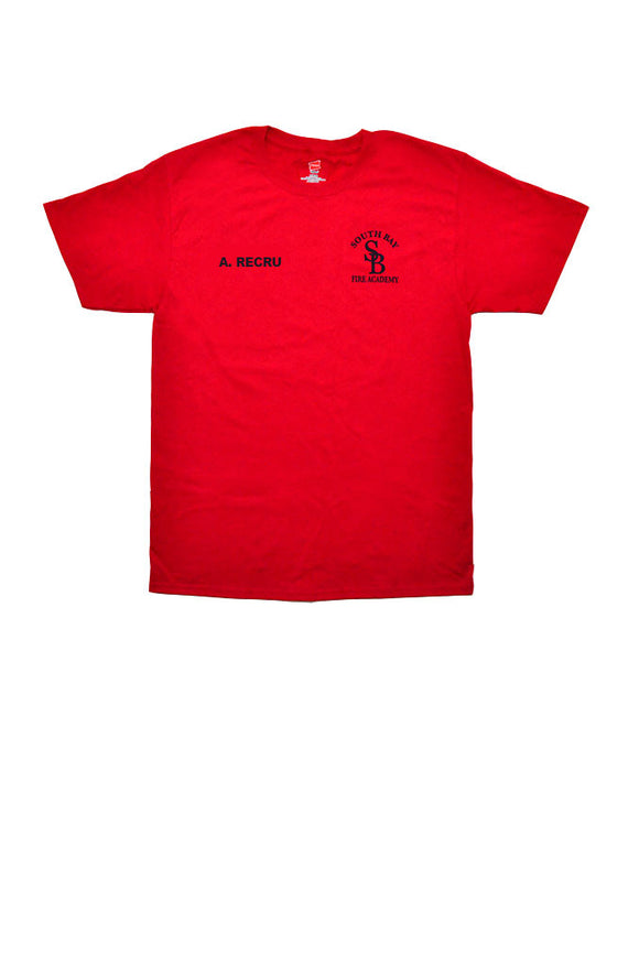 Fire Academy Recruit T-Shirt Red