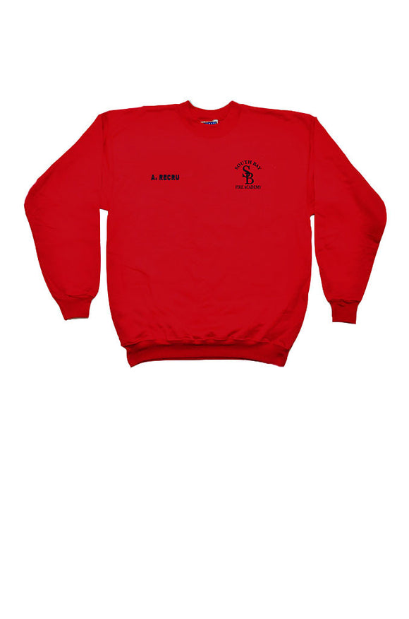 Fire Academy Recruit Sweatshirt Red