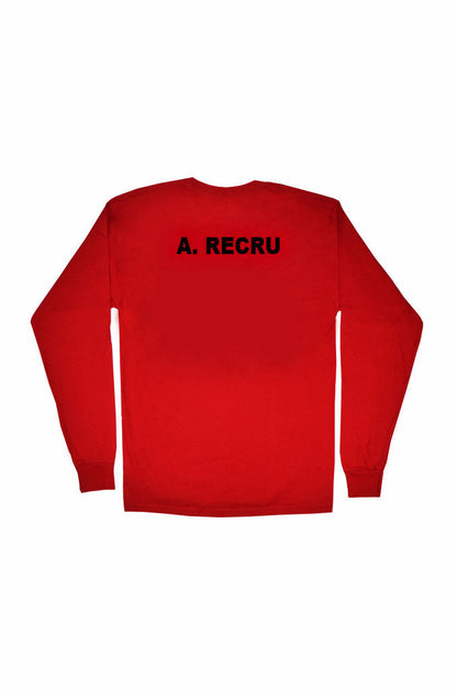 Fire Academy Recruit Long Sleeve T-Shirt Red