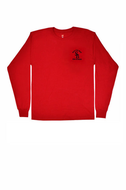 Fire Academy Recruit Long Sleeve T-Shirt Red